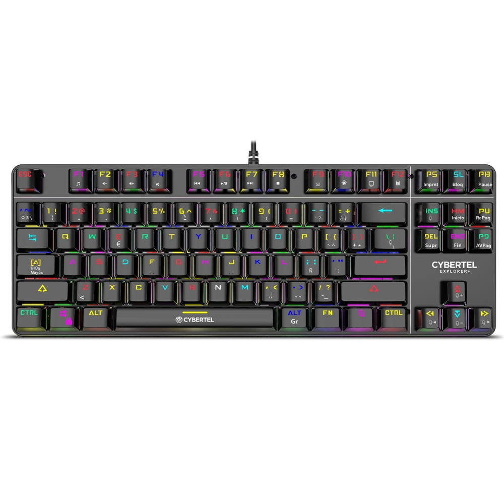 Teclado Mecánico Cybertel RGB Explorer CBX GK1002+ Switch Marron