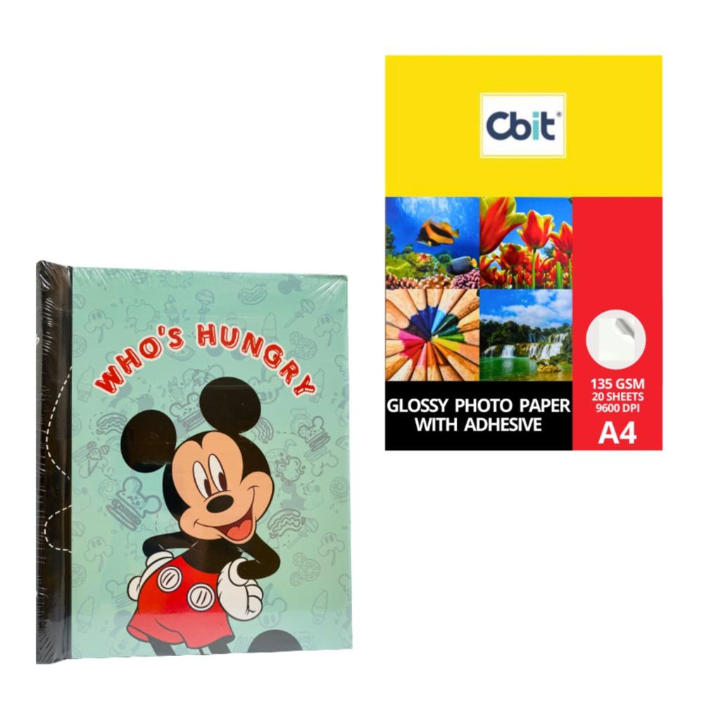 Album DMV 40 fotos 18x26 cm y Papel Fotografico A4 20 hjs