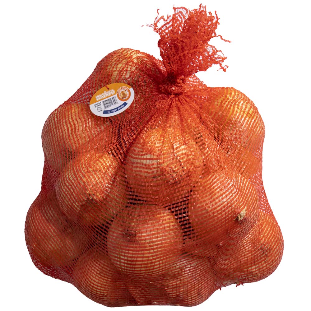 Cebolla Blanca Grande Malla 7.5kg