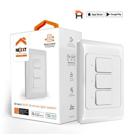 Interruptor de 3 circuitos smart wifi