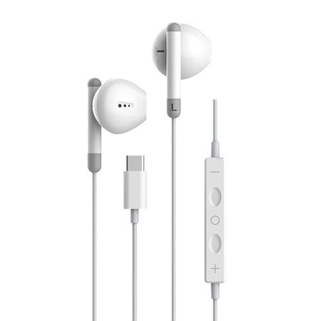 Audífono In Ear Alámbrico Somostel SMS-CJ22 Cable USB Tipo C con Micrófono