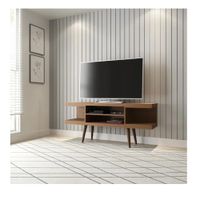 Mesa de TV Contemporánea 50"" TU MESITA Marvin Melamina 18mm color Marrón