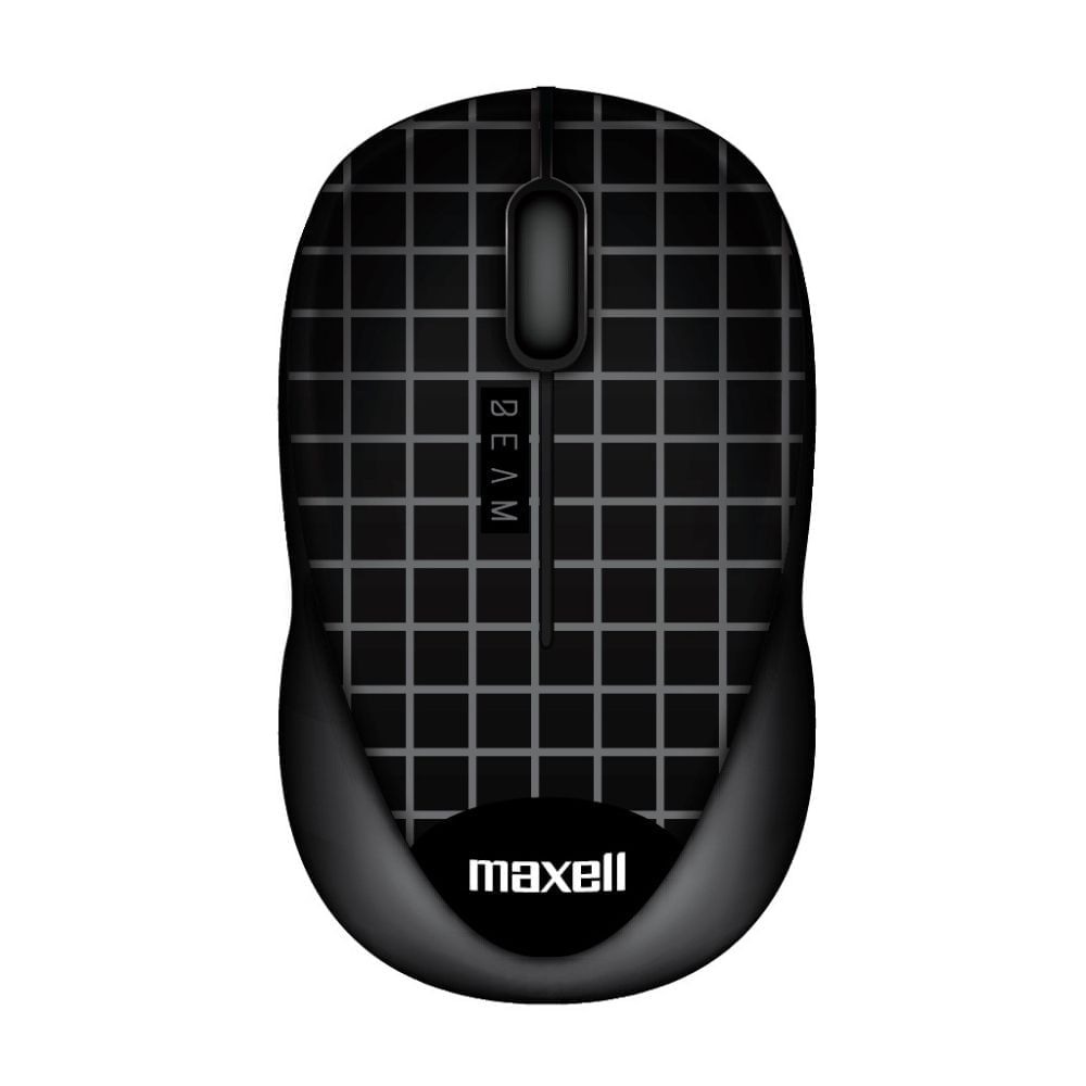 Mouse Óptico Inalámbrico Negro Luz Azul Maxell MOWL-250