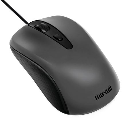 Mouse Óptico Alámbrico Gris Maxell MOWR-101