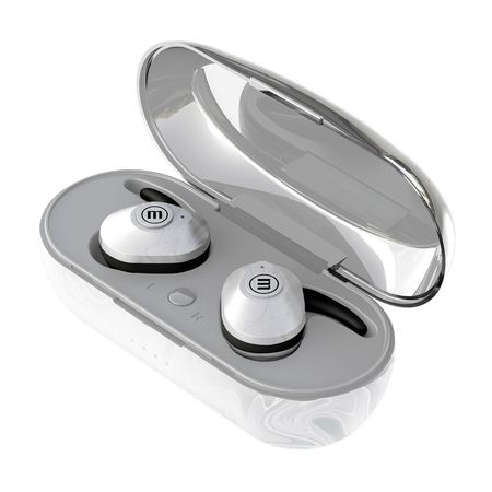 Audífono inalámbrico Bluetooth TWS Blanco Maxell Mini Duo