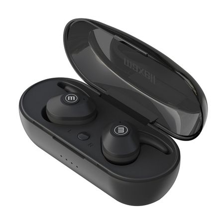 Audífono inalámbrico Bluetooth TWS Negro Maxell Mini Duo