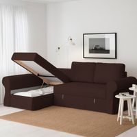 Sofá Cama Multifuncional Kamenica 4 cuerpos - Chocolate