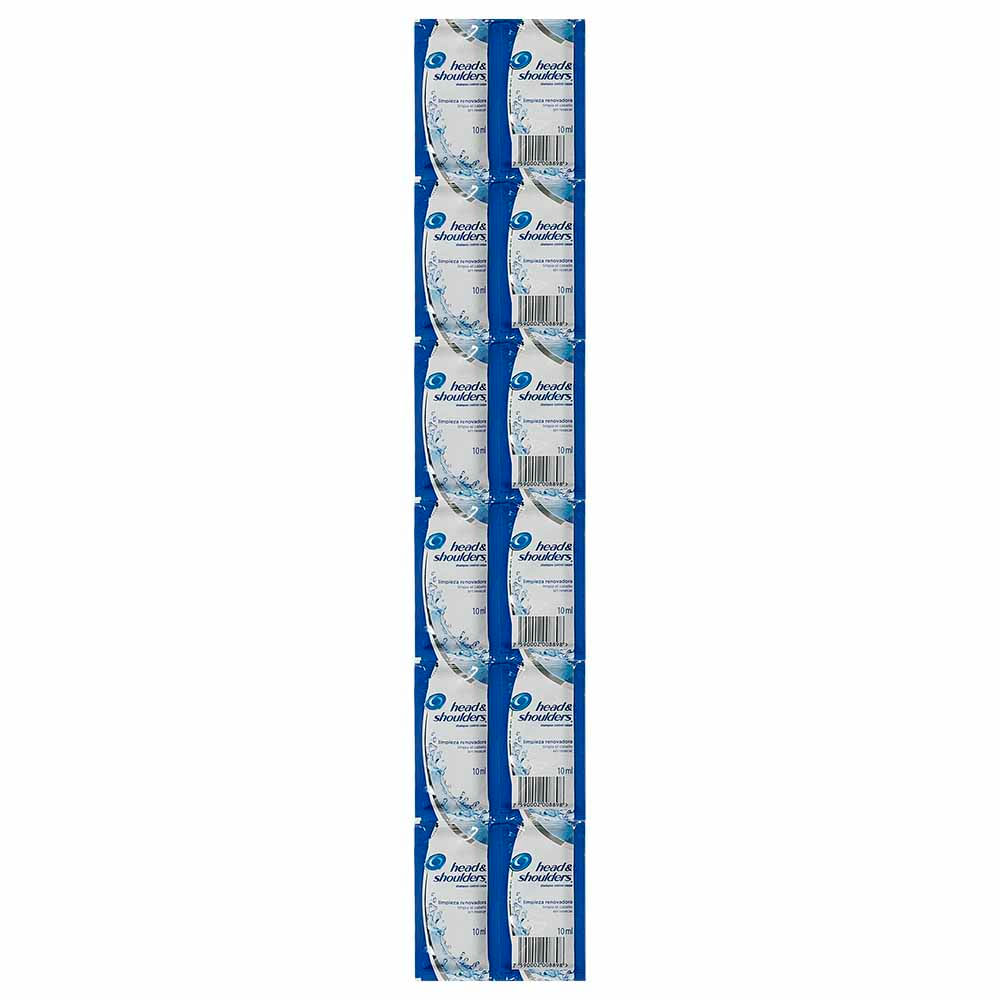 Shampoo HEAD & SHOULDERS Limpieza Renovadora Tira 24un