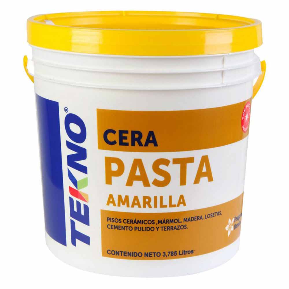 Cera En Pasta Tekno Amarilla Paquete 3un