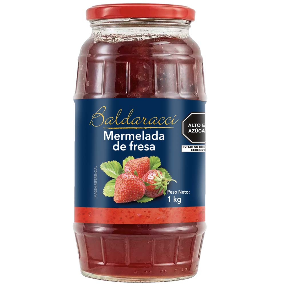 Mermelada de Fresa BALDARACCI Frasco 1Kg