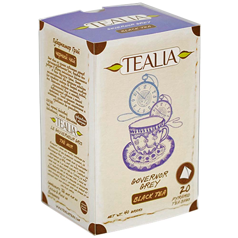 Té Negro Puro TEALIA Sobre 2g Paquete 20un