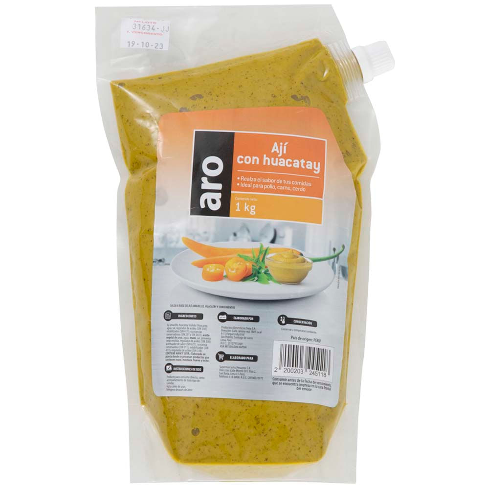Ají con Huacatay ARO Doypack 1Kg