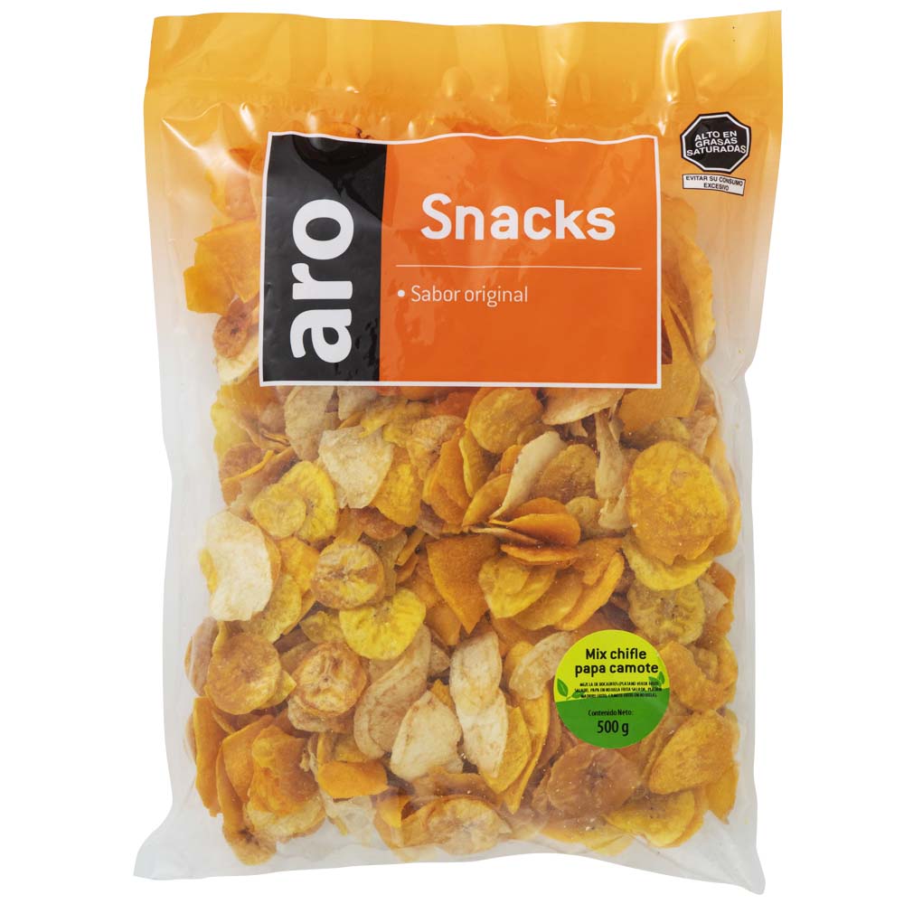 Mix Chifle Papa y Camote ARO Bolsa 500g