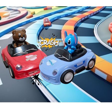 Set de Carritos Chocones con Luces y Vapor