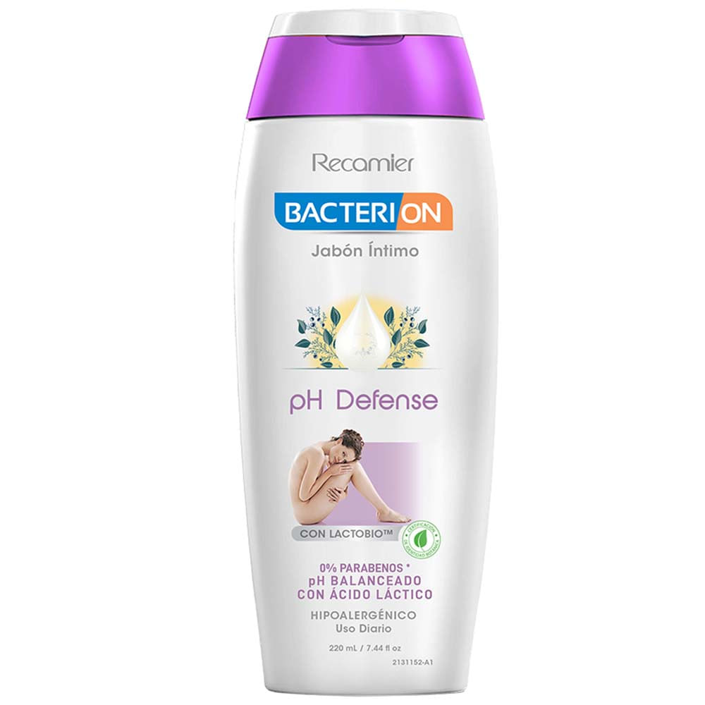 Jabón Líquido Íntimo BACTERION Neutro Frasco 220ml