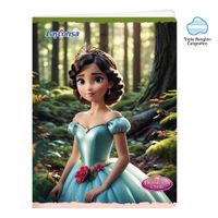 Cuaderno LAYCONSA Grapado Triple Renglón Princess Club 80 Hojas