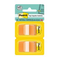 Banderitas Adhesivas POST-IT Color Naranja 100 Hojas