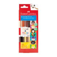 Lápices FABER CASTELL Eco-Lápices Caras & Colores 6un
