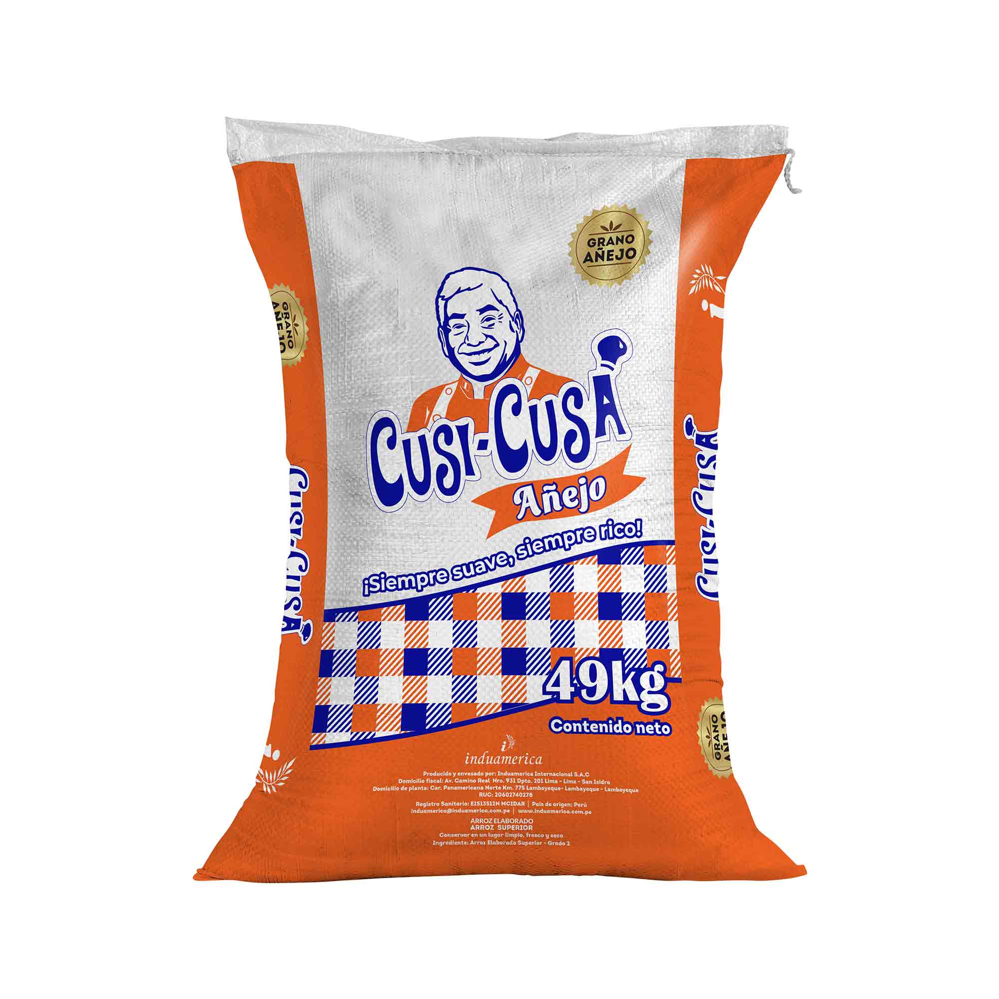 Arroz Añejo Superior CUSI CUSA Saco 49Kg