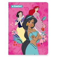 Cuaderno STANDFORD Triple Renglón Sombreado Princesas 84 Hojas