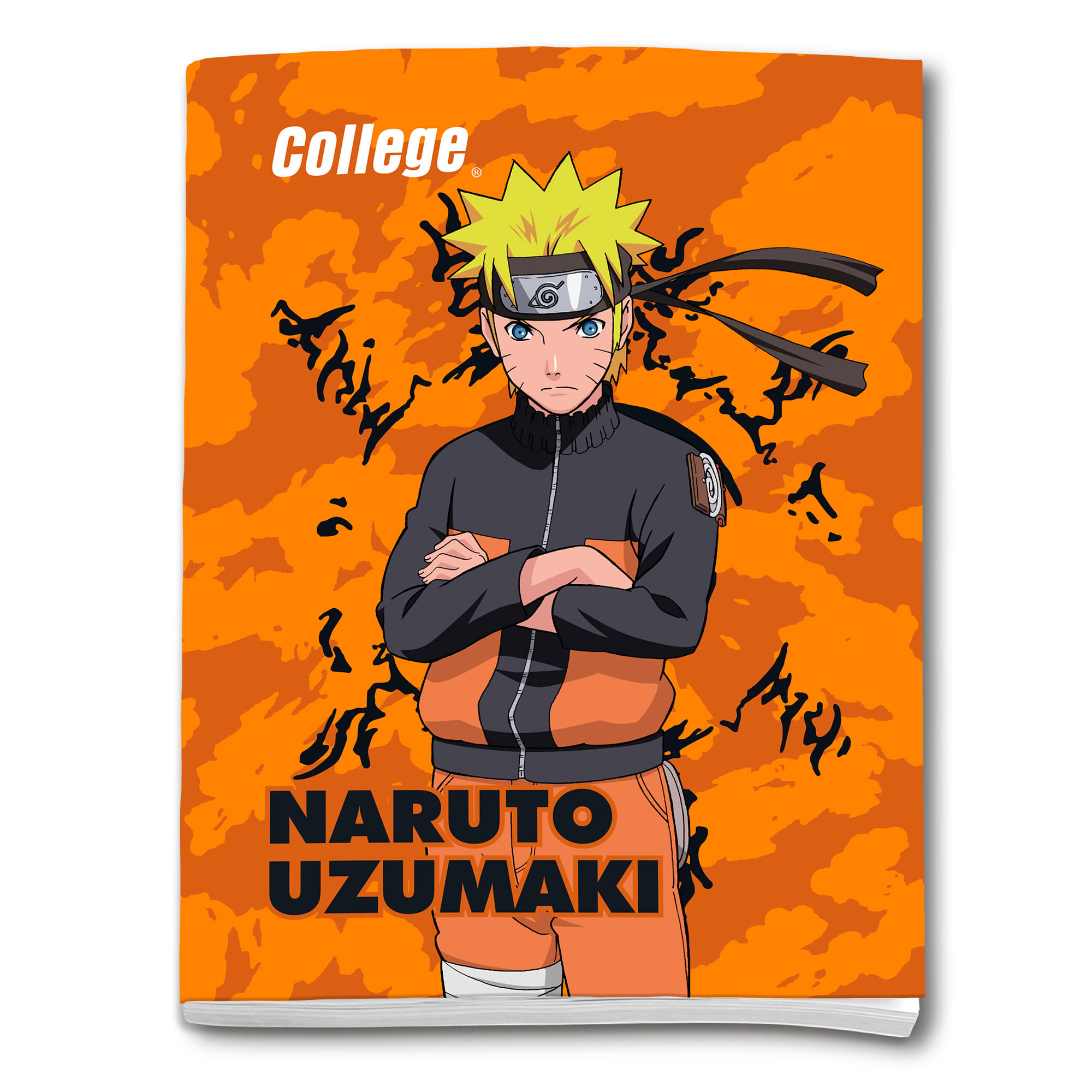 Cuaderno COLLEGE Triple Renglón Naruto 80 Hojas