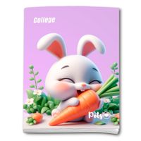 Cuaderno COLLEGE Triple Renglón Pets 80 Hojas