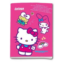 Cuaderno COLLEGE Rayado Hello Kitty 80 Hojas