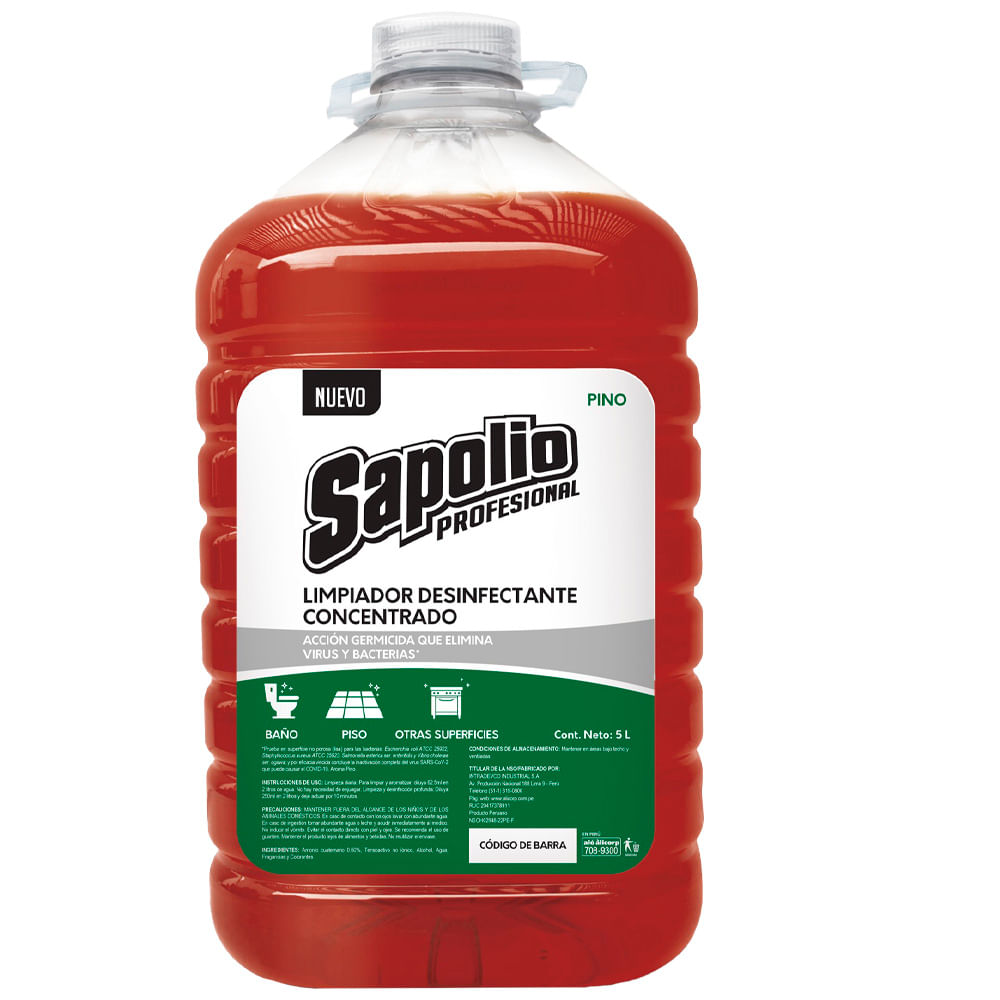 Desinfectante Pino SAPOLIO Botella 5L