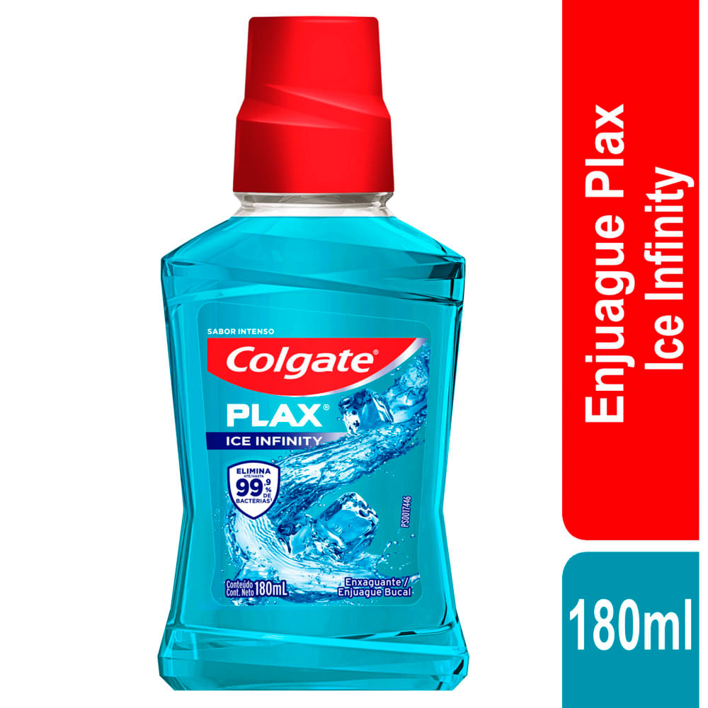 Enjuague Bucal COLGATE Plax Ice Infinity 180ml