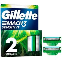Repuestos para Máquina de Afeitar GILLETE Mach3 Sensitive Paquete 2un