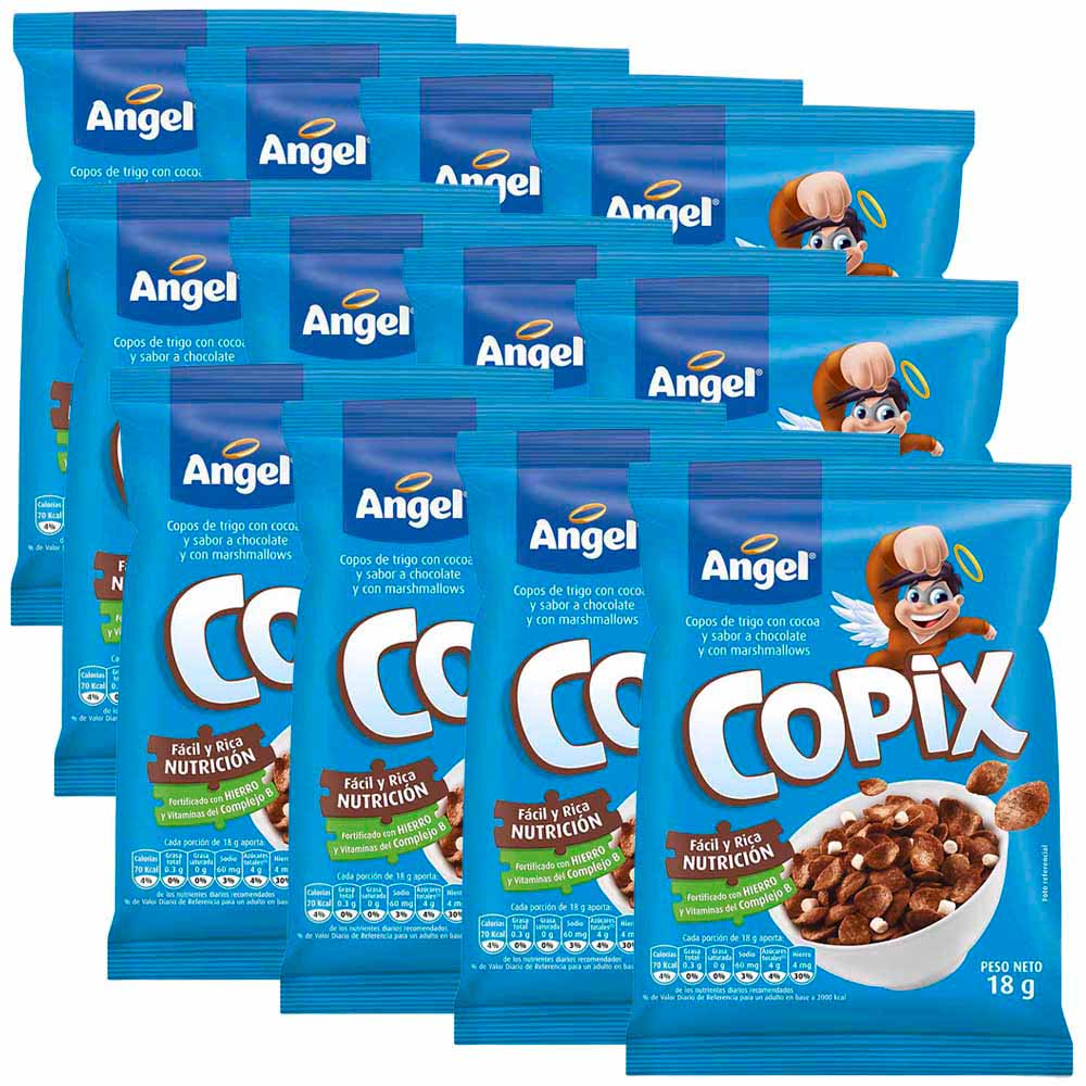 Cereal ANGEL Cópix Tira 12 Bolsas 18g c/u