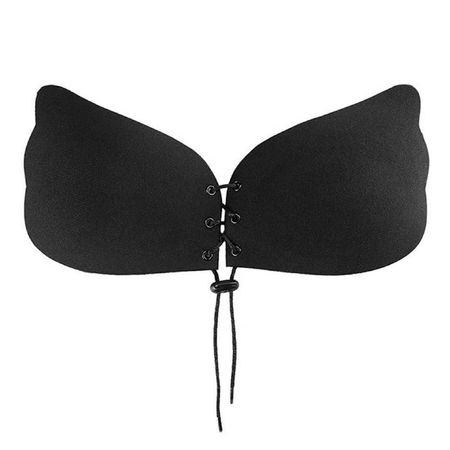 Brasier Sostén Mariposa Push Up Color negro Copa B / Talla M