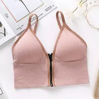 Bralette Tipo Sosten con Cierre Standard Rosado