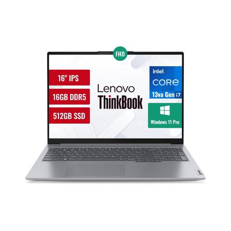 Laptop Lenovo ThinkBook 21KH00F4 Intel Core i7 16GB RAM 512GB SSD 16 FHD Windows 11