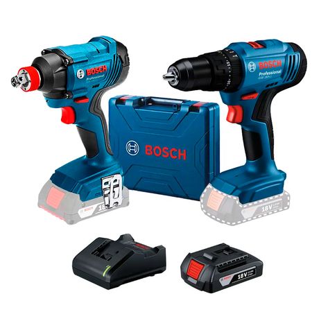 Taladro Percutor GSB 183 + Llave Impacto GDX 180 Bosch