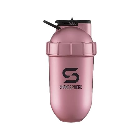 Protein Shaker Bottle 700ml Shakesphere Tumbler View Rose Gold - SSTUMBLERVIEWRGBWBL