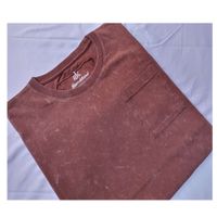 Polo Básico para Hombre Jaspeado Rojo Talla L