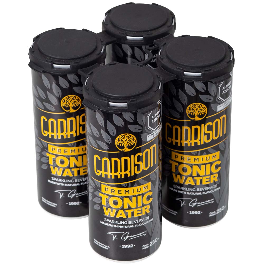 Agua Tónica GARRISON Paquete 4 Latas 250ml c/u