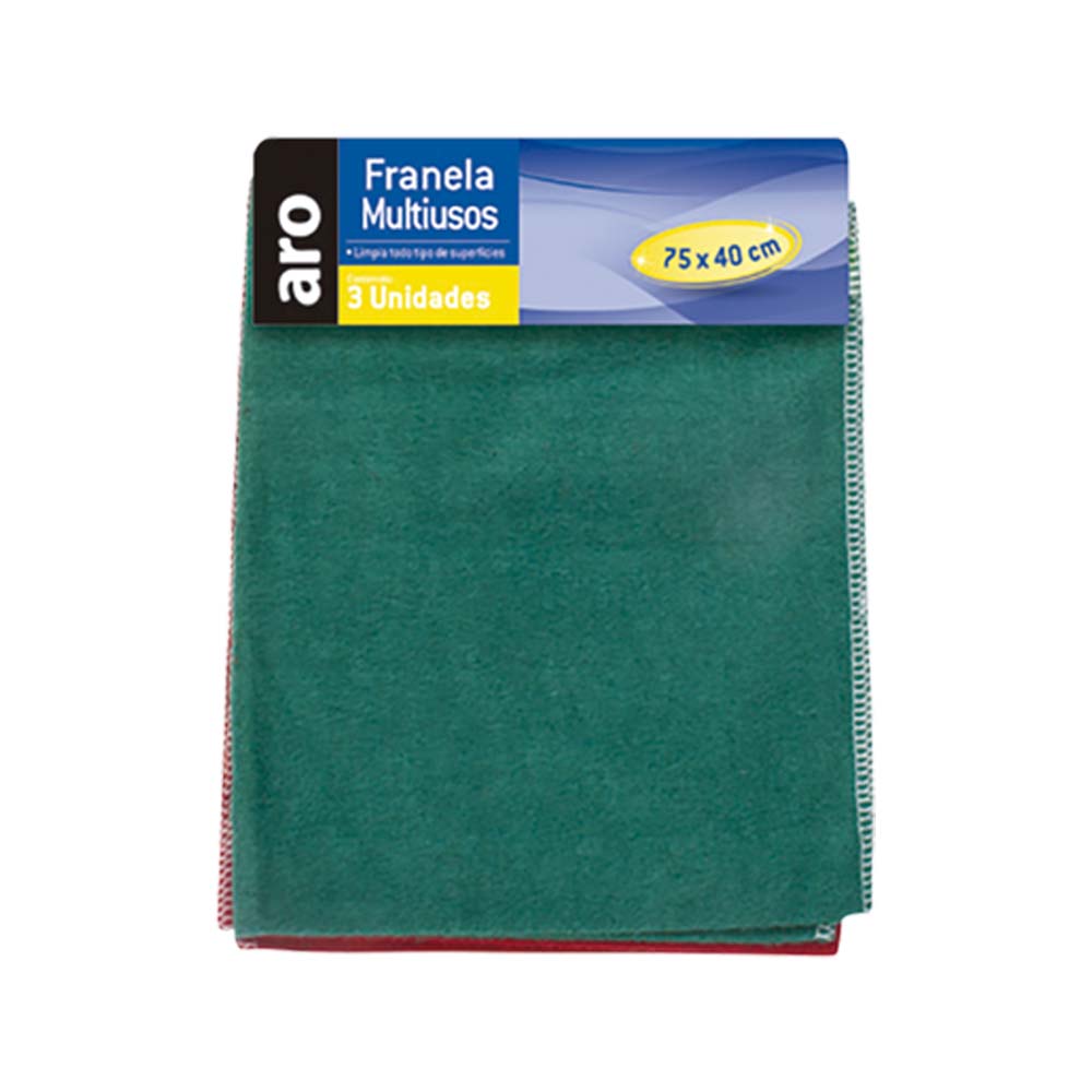 Franela Multiuso ARO Paquete 3un