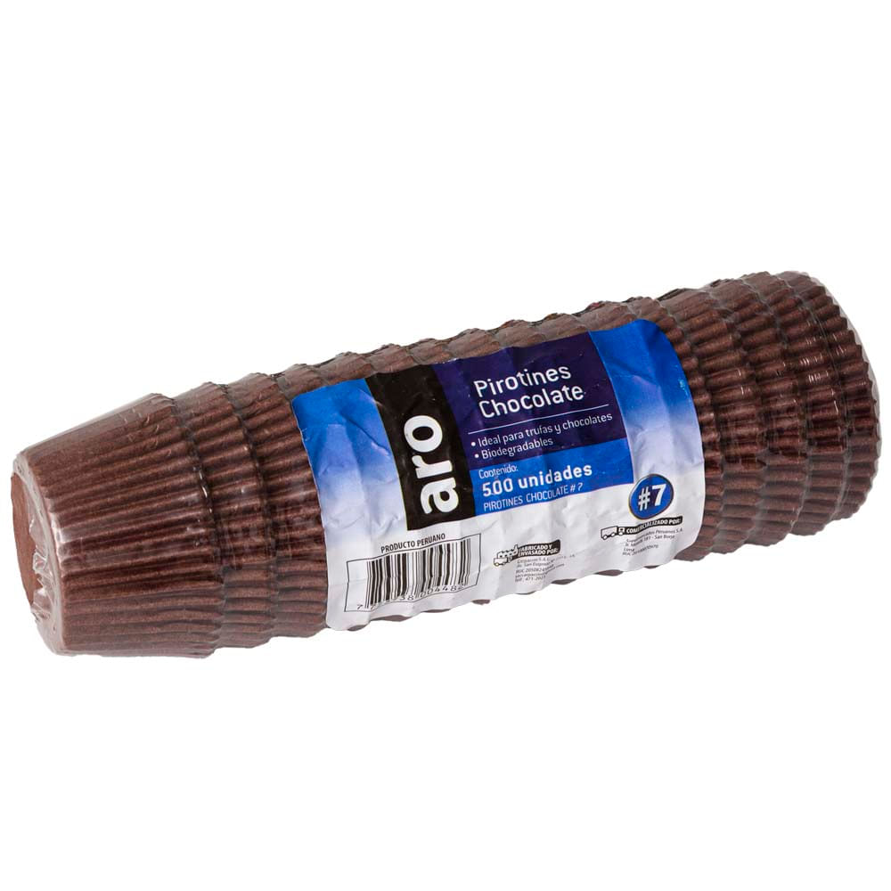 Pirotín de Chocolate ARO #7 500un