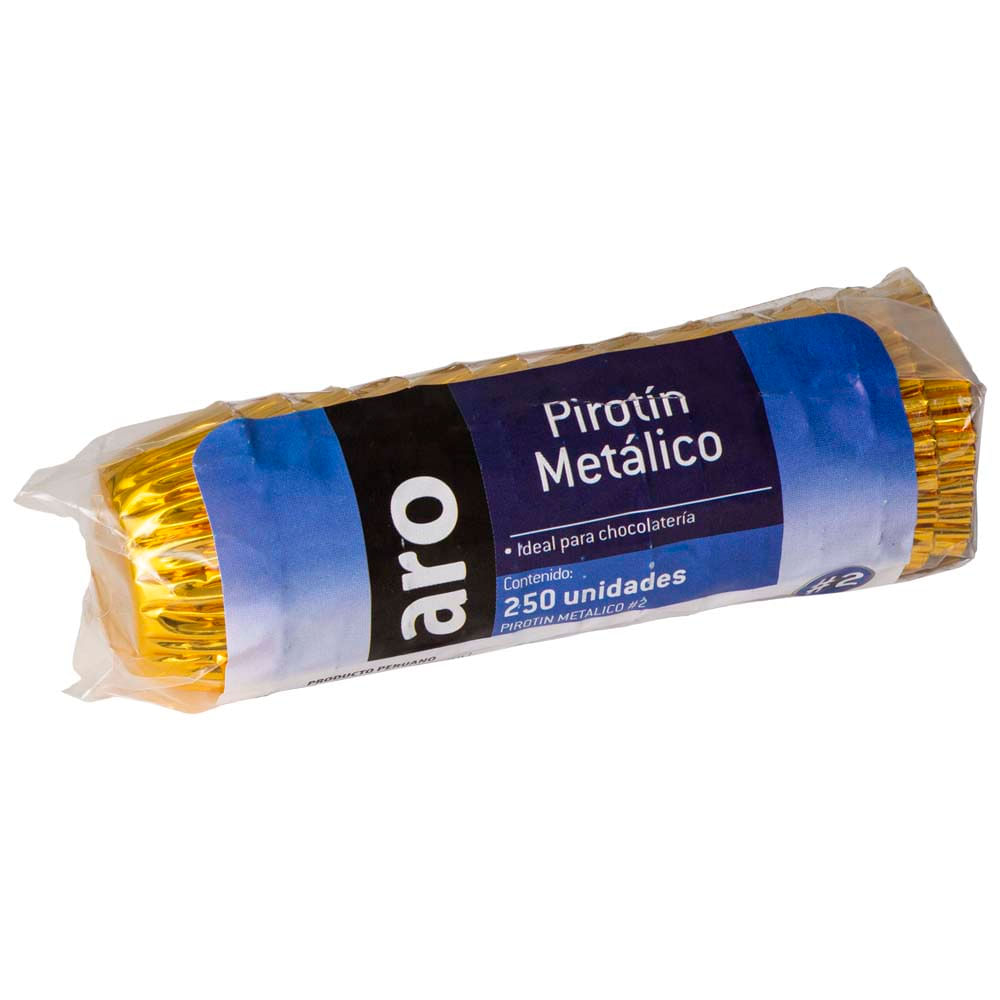 Pirotín Metálico ARO Bolsa 250un Paquete 2un