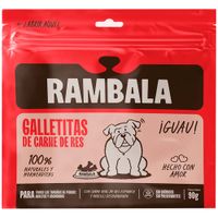 Alimento para Perro RAMBALA Galletitas Sabor Carne de Res Doypack 90g
