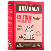 Alimento para Perro RAMBALA Galletitas Sabor Carne de Res Caja 180g