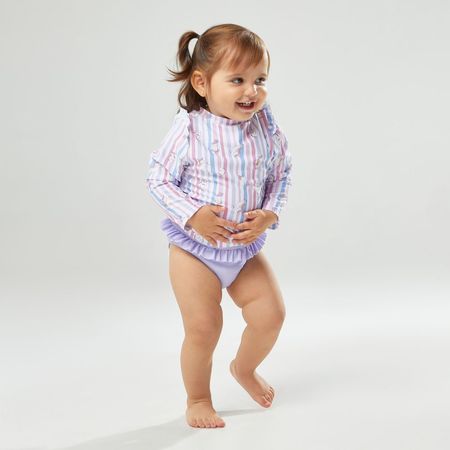 Ropa De Baño Para Bebé Niña Baby Circus Set Lila 12