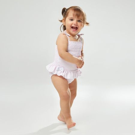 Ropa De Baño Para Bebé Niña Baby Circus Lycra Rosado 24