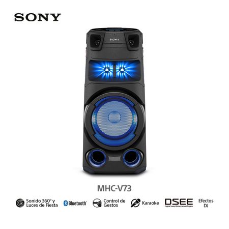 Sony Equipo de Sonido MHC-V73D Bluetooth HDMI, DVD y Karaoke