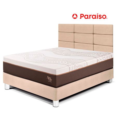 Dormitorio Royal Abrazzo 1.5 Plazas Cabecera Blocks Champagne