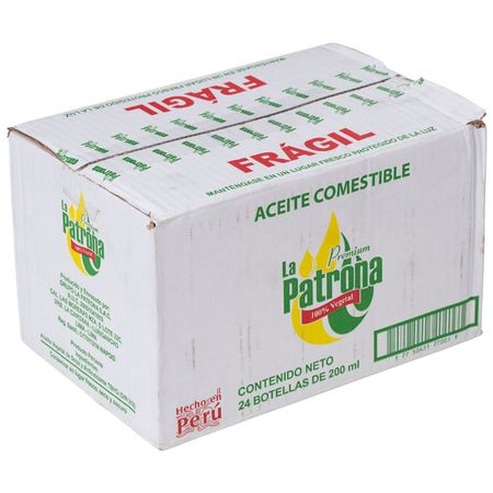 aceite-vegetal-la-patrona-paquete-24-botellas-200ml-cu aceite-vegetal-la-patrona-paquete-24-botellas-200ml-cu