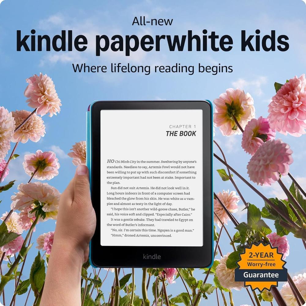 E-reader Para Niños Amazon Kindle Paperwhite Kids 16GB Pantalla Antirreflejos