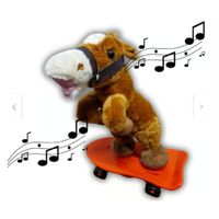 Caballo  Peluche con Skate Musical